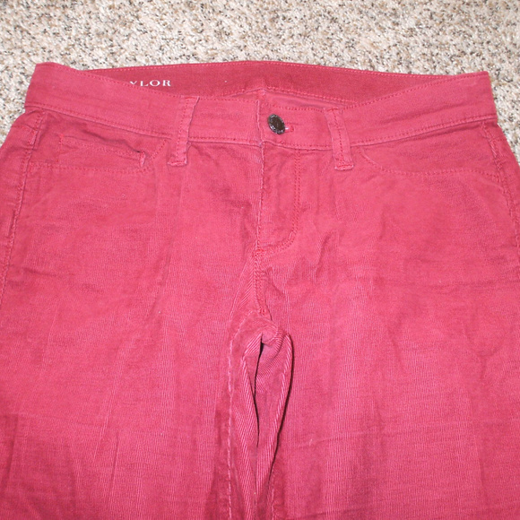 Ann Taylor Signature Slim Corduroy Pants - Picture 3 of 5